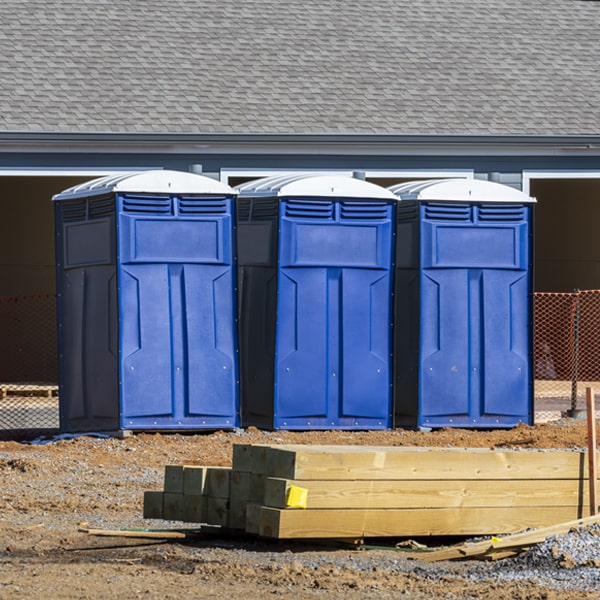 is there a specific order in which to place multiple portable toilets in Fairbury Nebraska